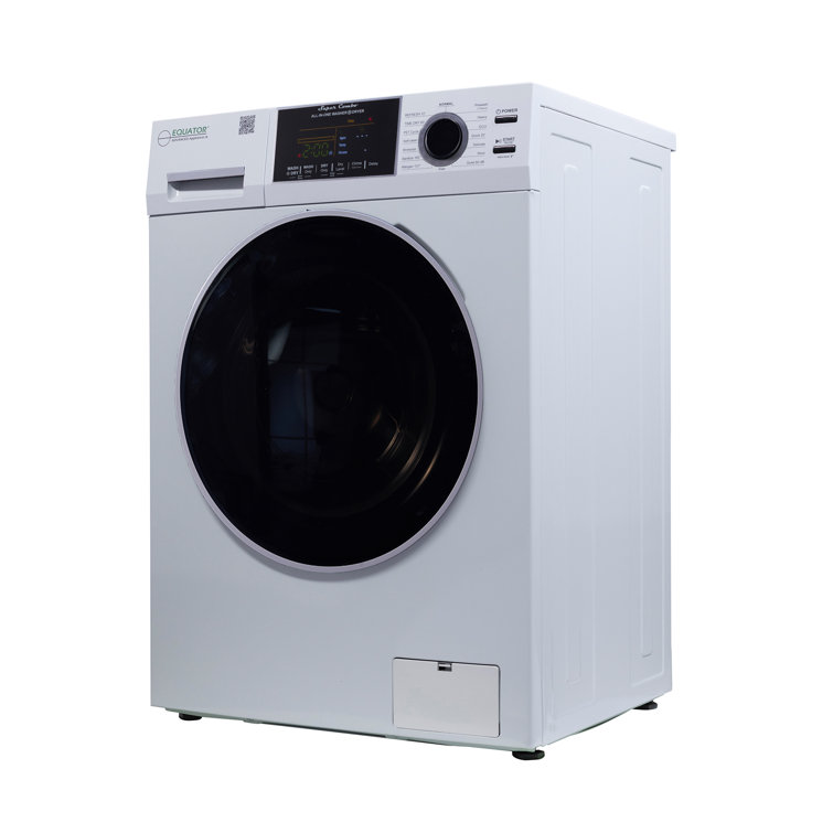 White 1.62cf Ventless All-in-One Washer Dryer with LED Control Panel