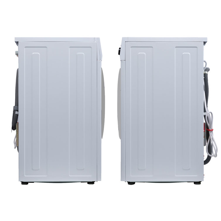White 1.62cf Ventless All-in-One Washer Dryer with LED Control Panel