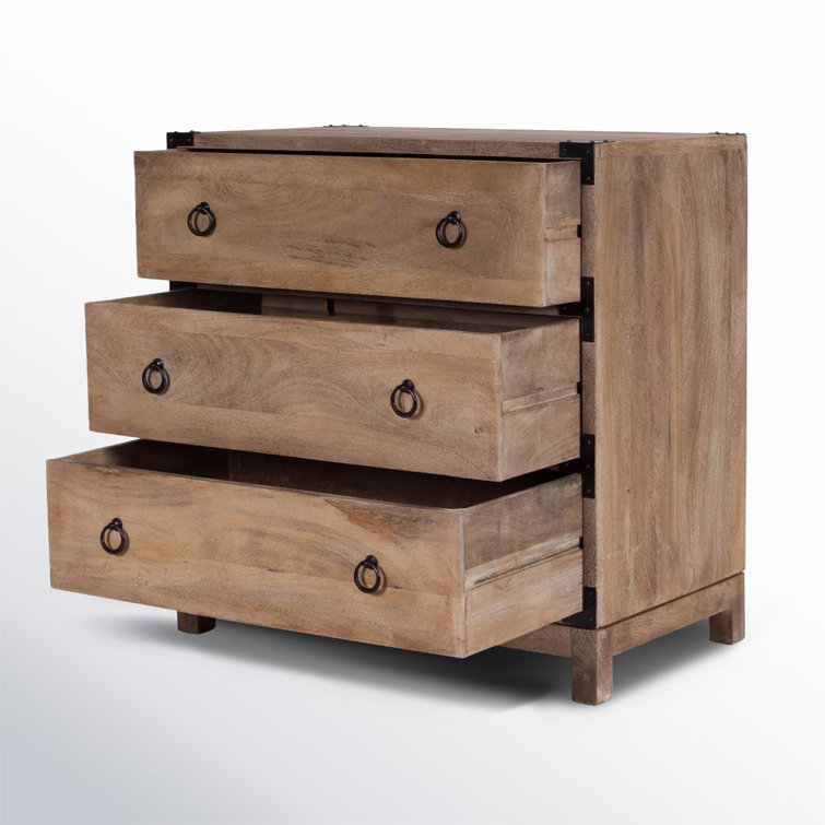 Forster 144'' Extra Deep Brown Campaign Chest with Ball Bearings