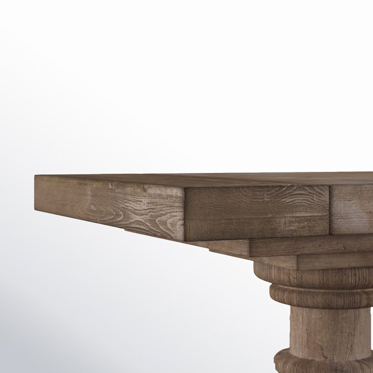 Stony Gray Wash 71'' Salvaged Fir Lumber Console Table with Storage