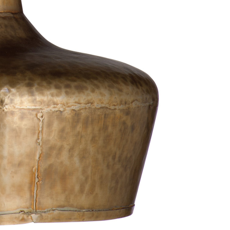 Rebecca 15'' Gold Metal Dome Pendant Light