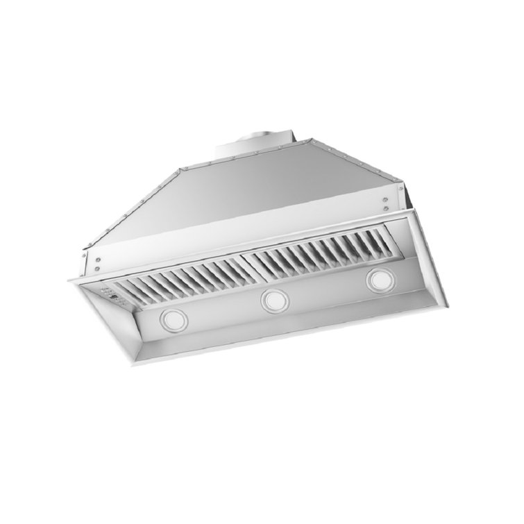 40" Stainless Steel Ducted Range Hood Insert with Remote Blower