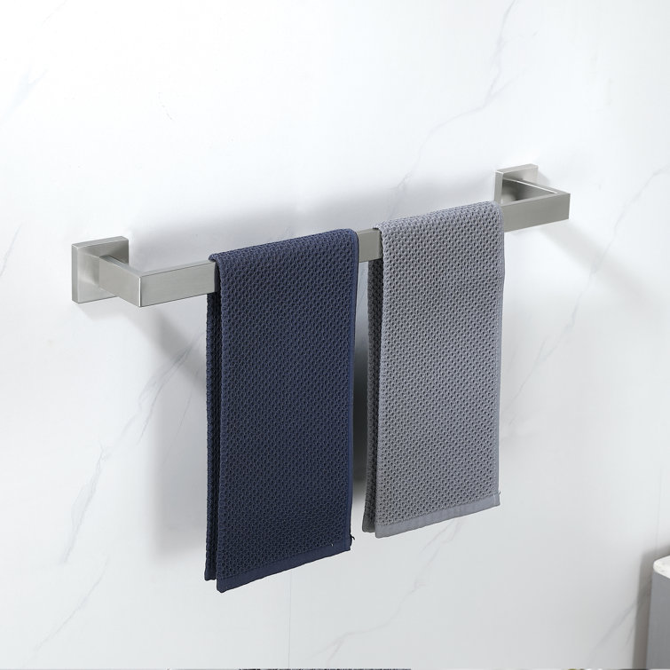24'' Brushed Nickel Stainless Steel Wall Mounted Towel Bar
