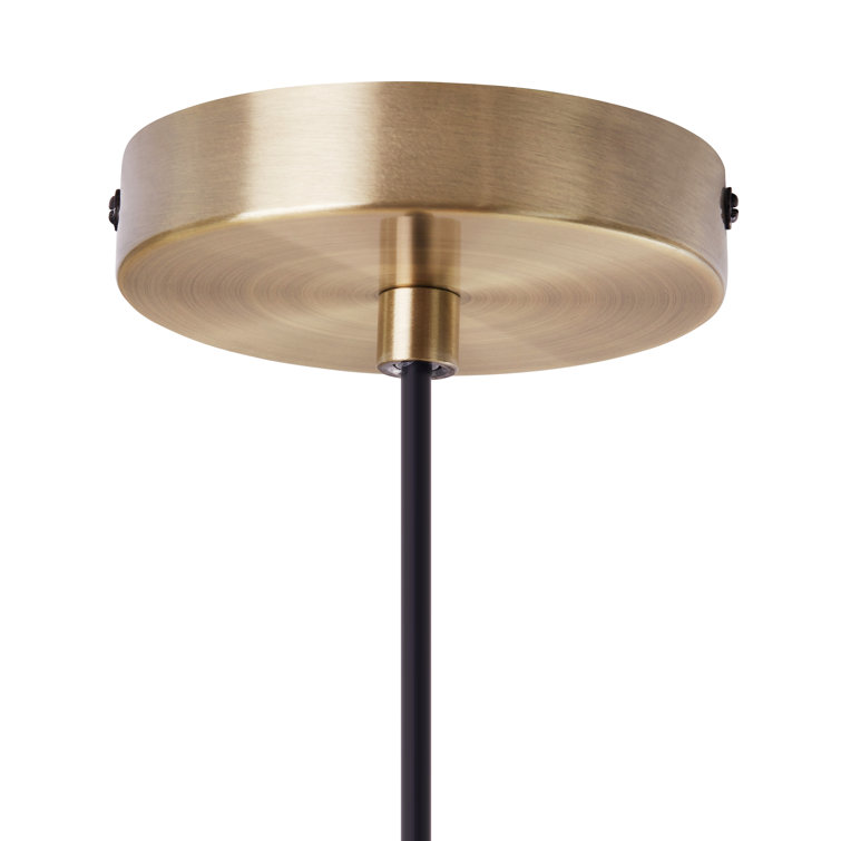 16" Bronze and Hemp LED Bowl Pendant Light