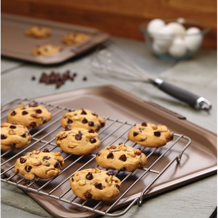 Anolon Advanced Bronze 5-Piece Nonstick Bakeware Set with Silicone Grips