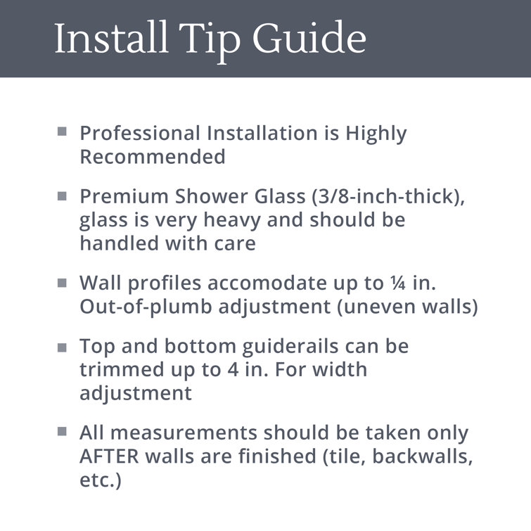 Enigma Sky Frameless Sliding Shower Door with ClearMax Technology