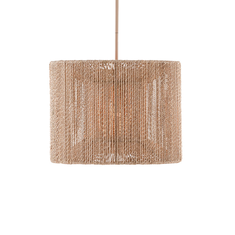 Natural Rope Beige 64" Linear Chandelier