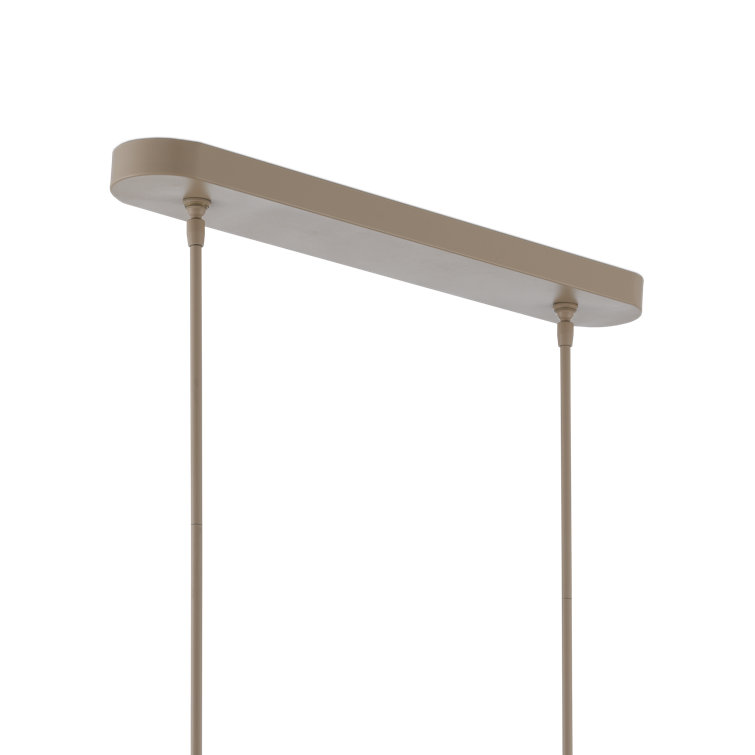 Natural Rope Beige 64" Linear Chandelier