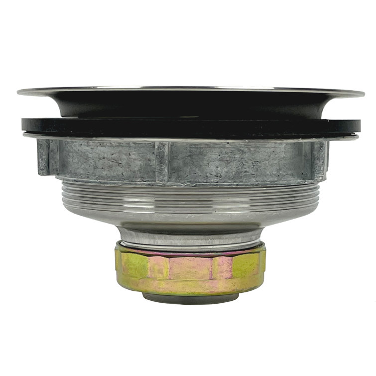 Stainless Steel 4.5" Basket Strainer Drain with Post Style Basket