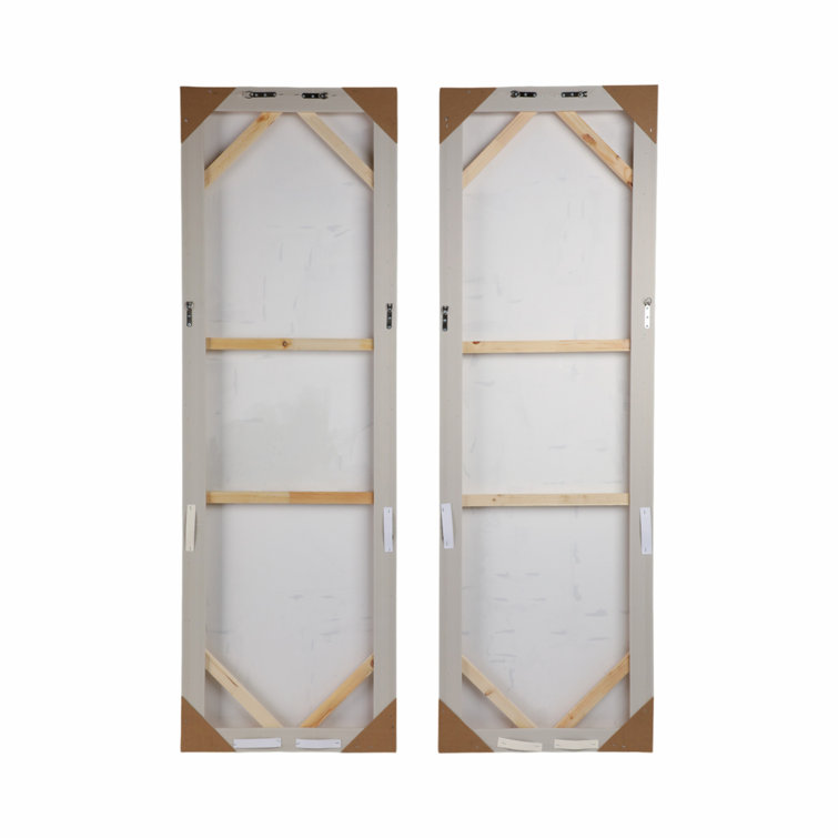 Large Abstract Gray and Beige Handpainted Canvas Wall Art Set