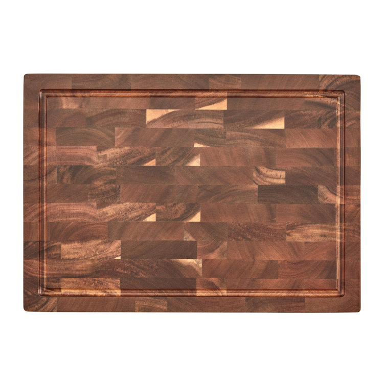 Large Rectangular Acacia Wood Reversible Cutting Board