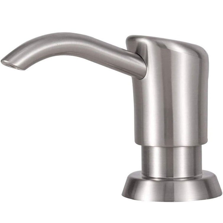 Brushed Nickel Kitchen Sink Soap Dispenser with ABS Pump