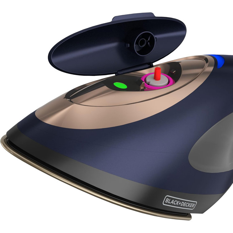 BLACK+DECKER Press & Steam 2-In-1 Iron And Steamer, 180% More Steam & One Temperature Technology, Ceramic Soleplate, Safe On All Fabric Types