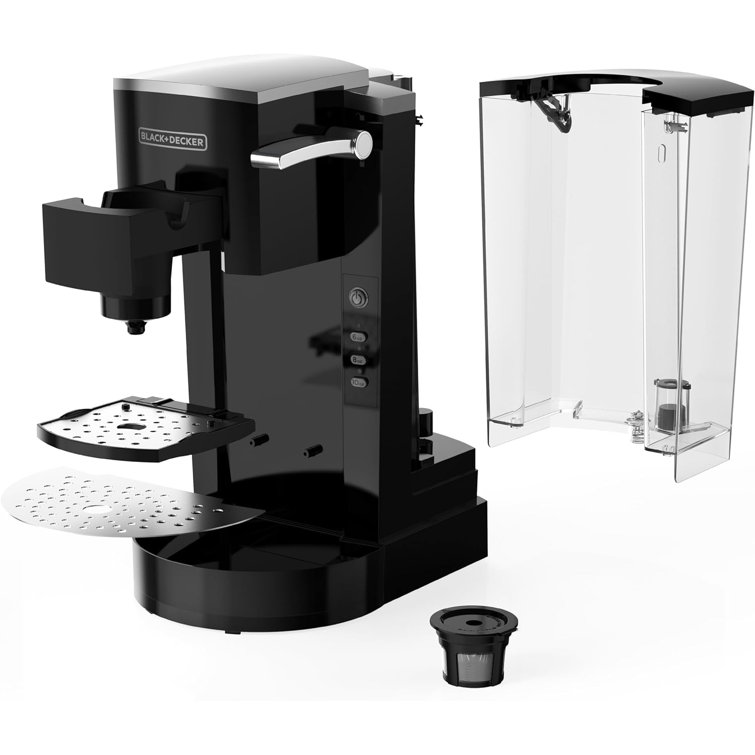Black Single Serve K-Cup Brewer with 50oz Reservoir