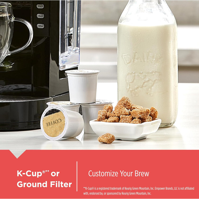 Black Single Serve K-Cup Brewer with 50oz Reservoir