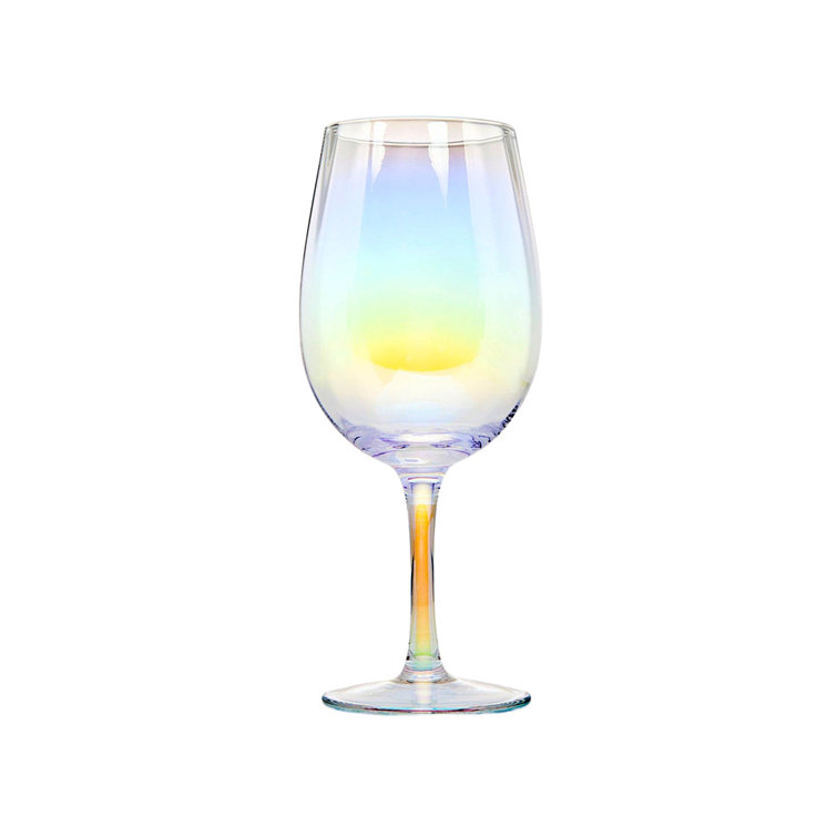 Monterey Iridescent 16oz Stemmed Wine Glass Set