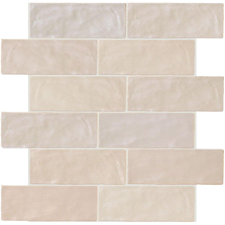 Duchess Beige Glossy Ceramic Subway Tile for Kitchen and Bathroom