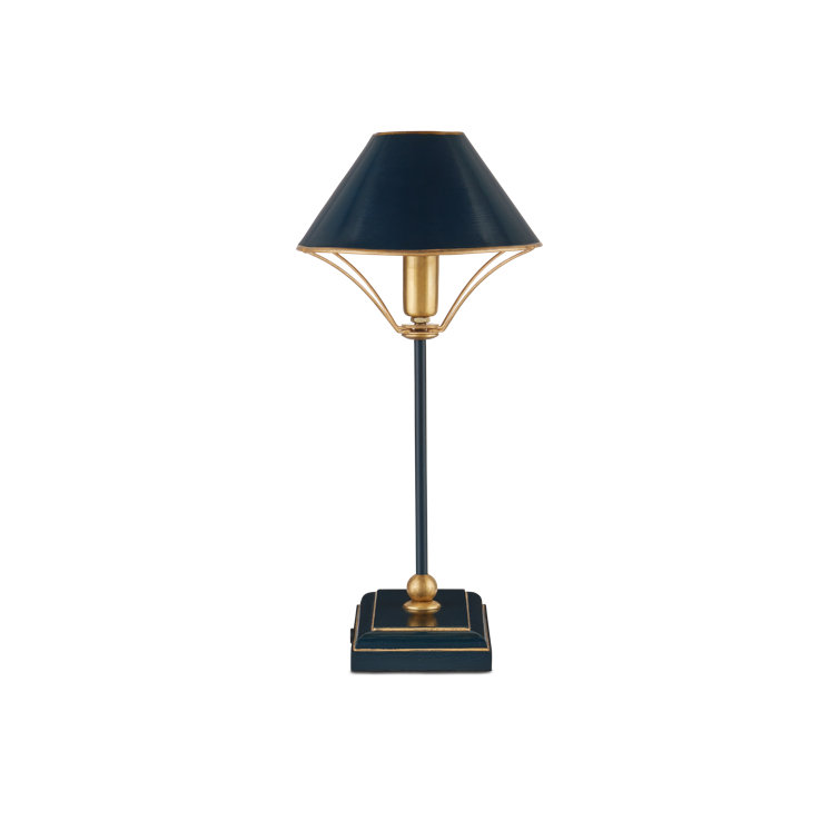 Daphne Navy and Gold Metal Table Lamp