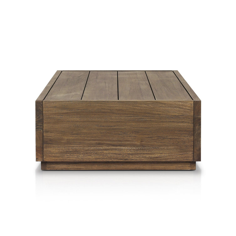 Mystica Large Teak Brown Outdoor Coffee Table