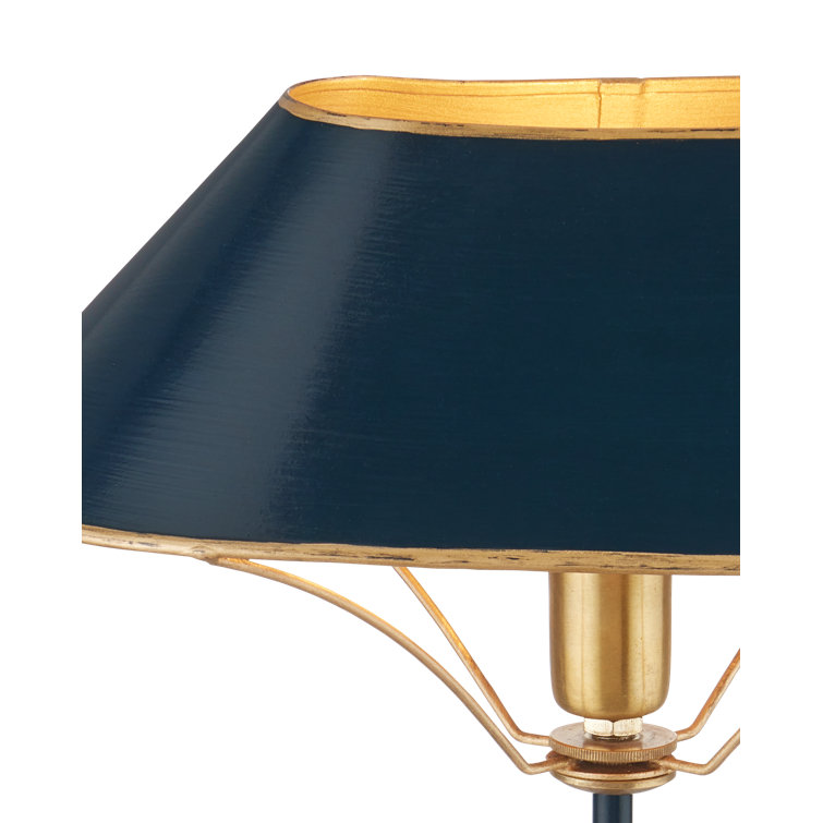 Daphne Navy and Gold Metal Table Lamp