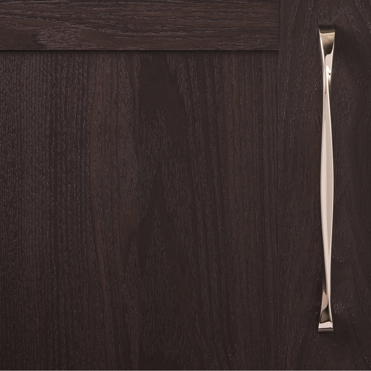 Twist Polished Nickel Arch Cabinet Bar Pulls with Mounting Hardware