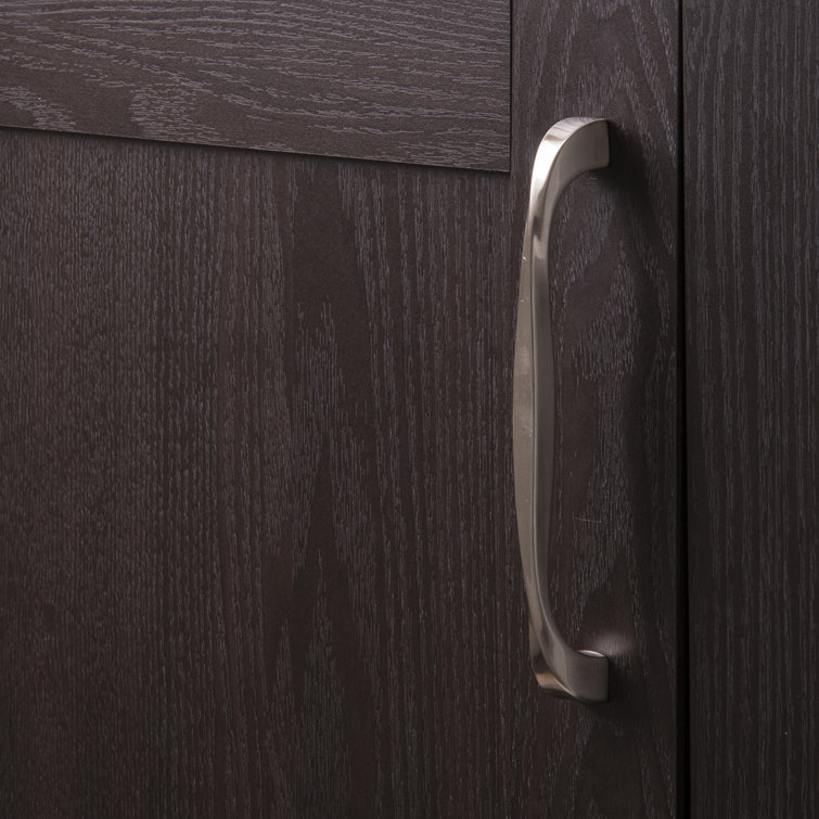 Satin Nickel Brushed Modern Cabinet Bar Pulls 5-Pack