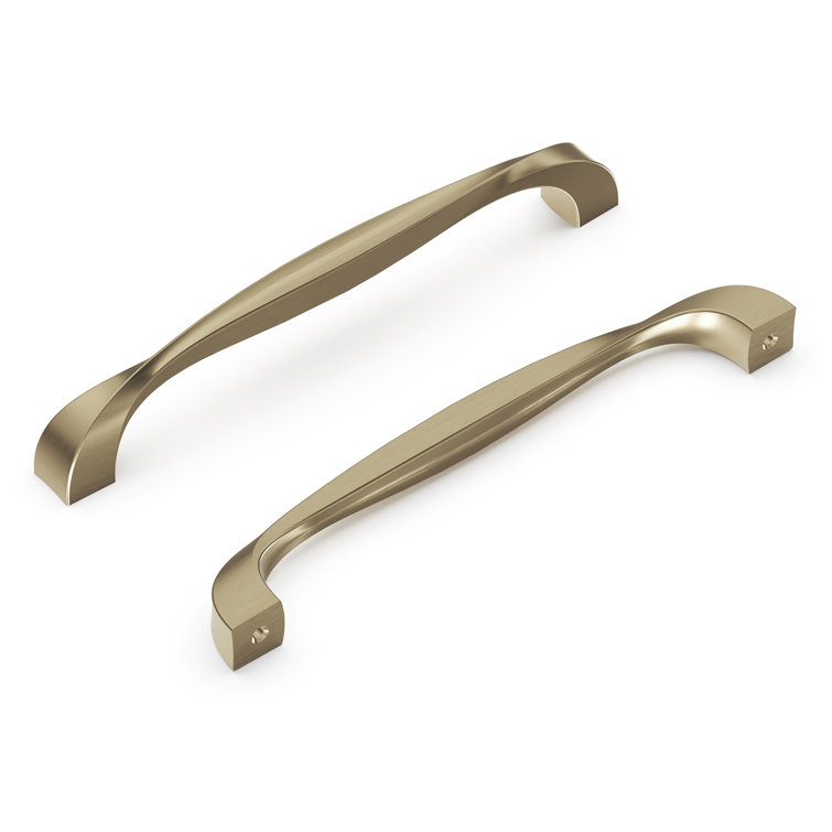 Elusive Golden Nickel Modern Cabinet Bar Pulls, 5-Pack