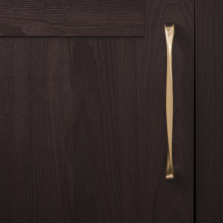 Elusive Golden Nickel Modern Cabinet Bar Pulls, 5-Pack