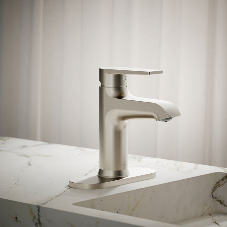 Hint Brushed Nickel Single-Handle Bathroom Faucet