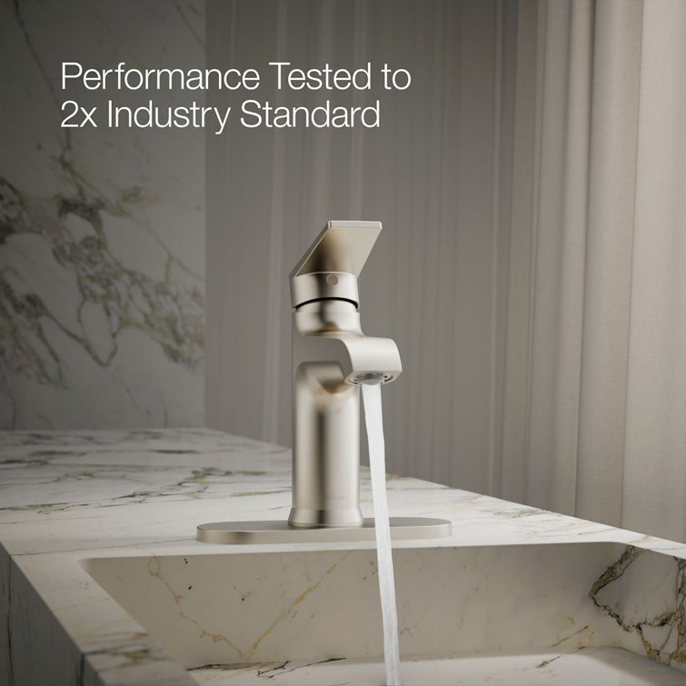 Hint Brushed Nickel Single-Handle Bathroom Faucet