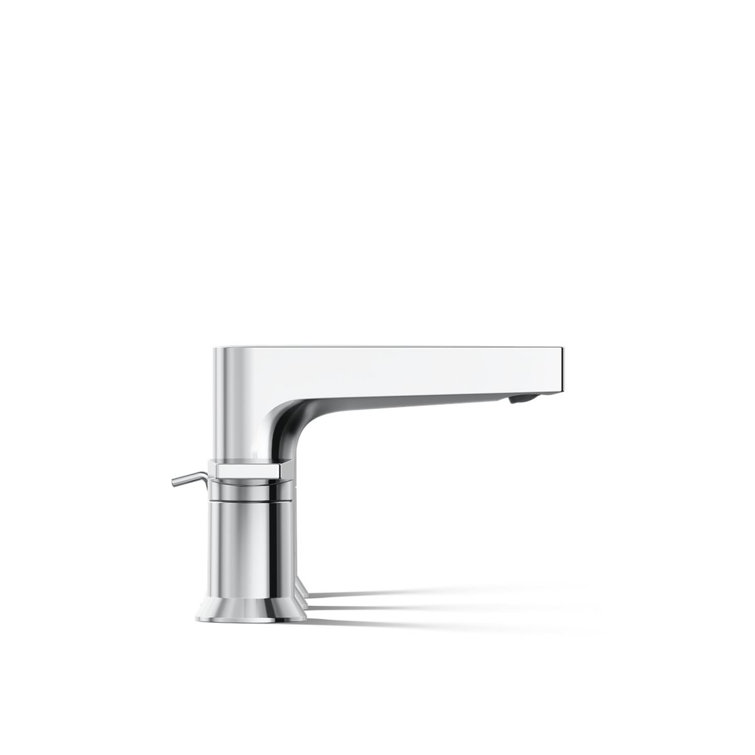Taut Polished Chrome 2-Handle Low-Arc Bathroom Faucet