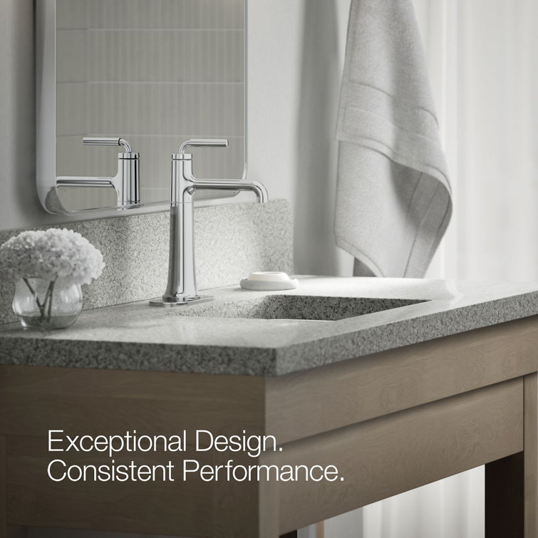 Polished Chrome Tall Single-Handle Bathroom Sink Faucet