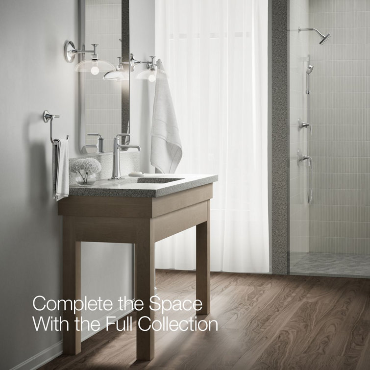 Polished Chrome Tall Single-Handle Bathroom Sink Faucet