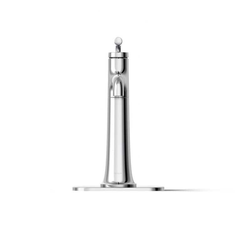 Polished Chrome Tall Single-Handle Bathroom Sink Faucet