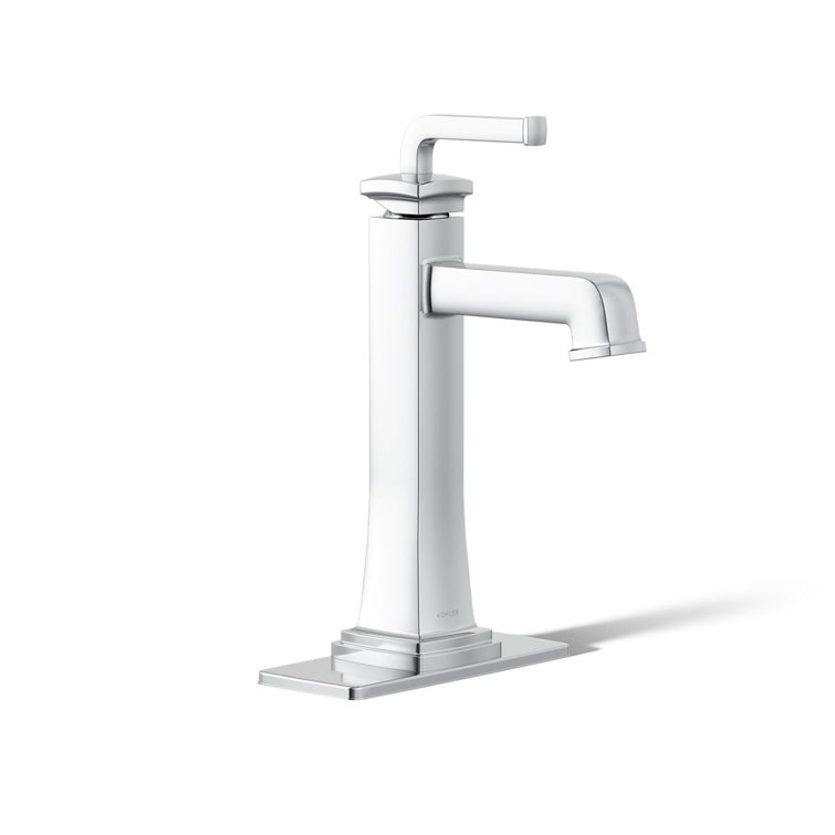 Riff Tall Polished Chrome Traditional Vessel Bathroom Faucet 1.2 GPM