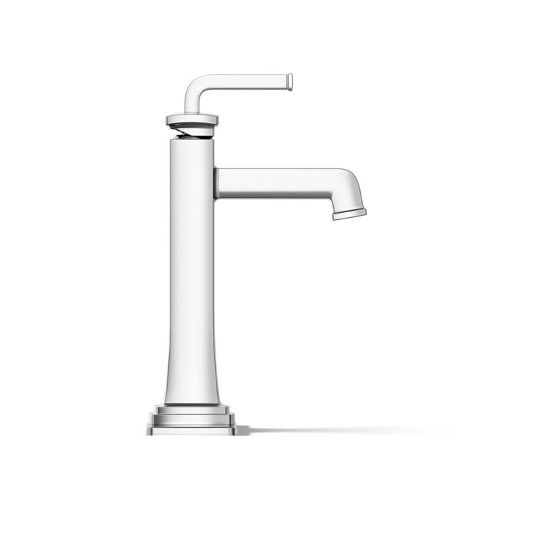 Riff Tall Polished Chrome Traditional Vessel Bathroom Faucet 1.2 GPM