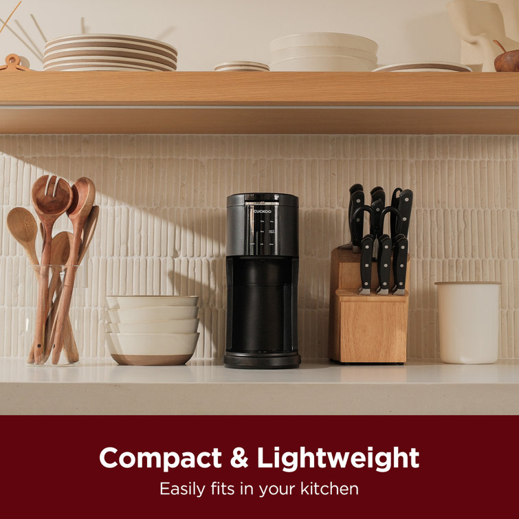 Cuckoo Electronics CCM-AK011B CUCKOO Electric 3-in-1 Coffee Maker Uses Ground Coffee/ K-Cup Pod / Loose Tea Leaves Single Serve Coffee Brewer and Tea Maker (CCM-AK011B)