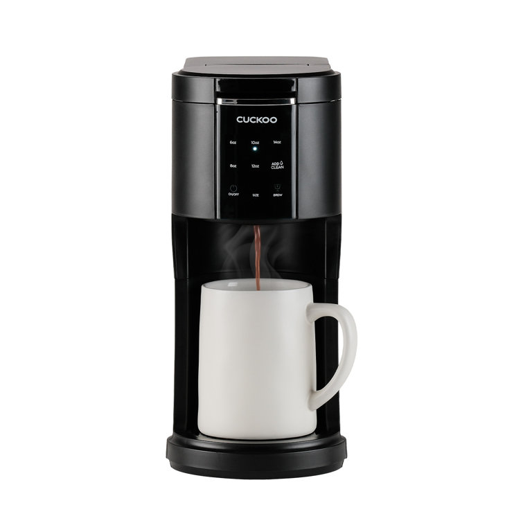 Cuckoo Electronics CCM-AK011B CUCKOO Electric 3-in-1 Coffee Maker Uses Ground Coffee/ K-Cup Pod / Loose Tea Leaves Single Serve Coffee Brewer and Tea Maker (CCM-AK011B)