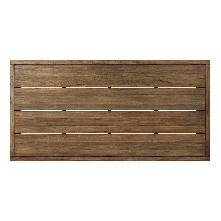 Mystica Large Teak Brown Outdoor Coffee Table