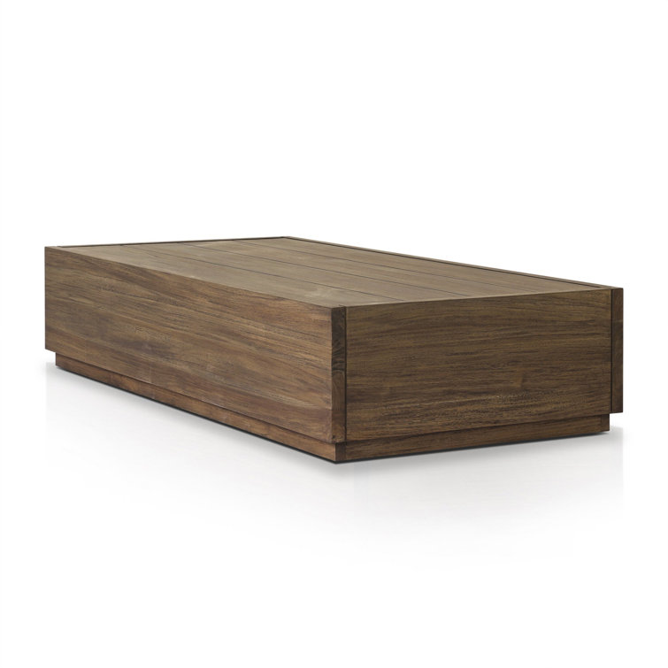 Mystica Large Teak Brown Outdoor Coffee Table