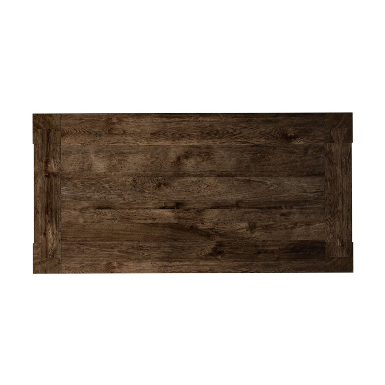 Rustic Reclaimed Wood Rectangular Dining Table, 86"