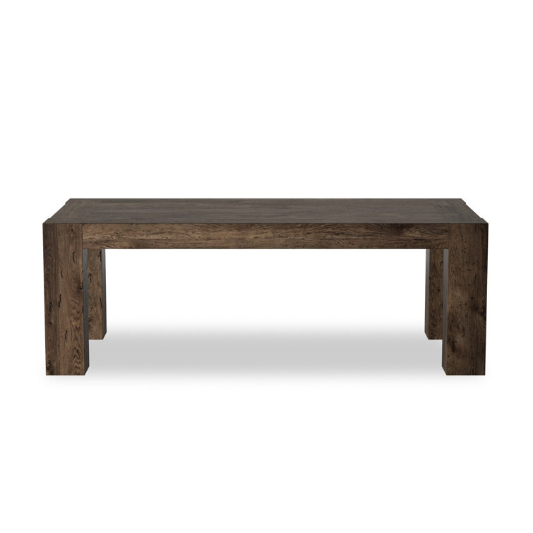 Rustic Reclaimed Wood Rectangular Dining Table, 86"