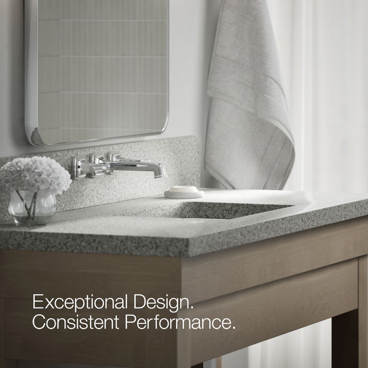Elegant Traditional Chrome Wall-Mounted Bathroom Sink Faucet, 1.2 GPM