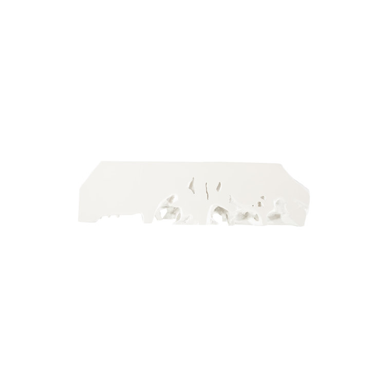 White Sculptural Root Console Table