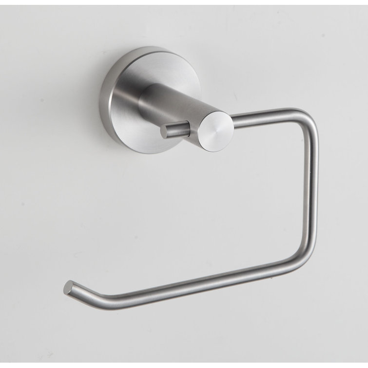 Sorrento Satin Nickel Wall Mounted Toilet Paper Holder
