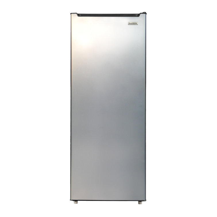Compact Stainless Steel Convertible Fridge/Freezer with Adjustable Height