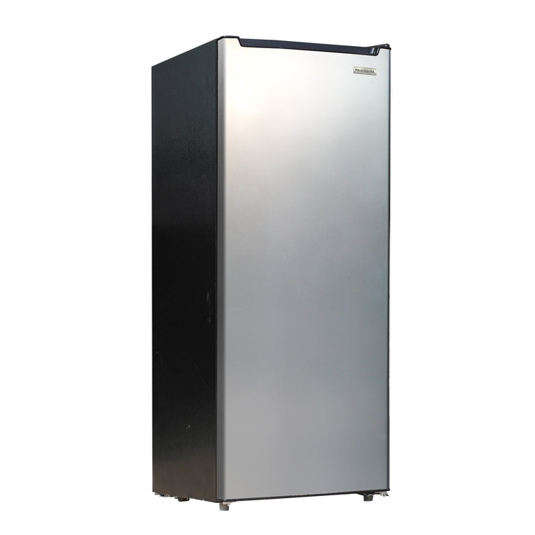 Compact Stainless Steel Convertible Fridge/Freezer with Adjustable Height