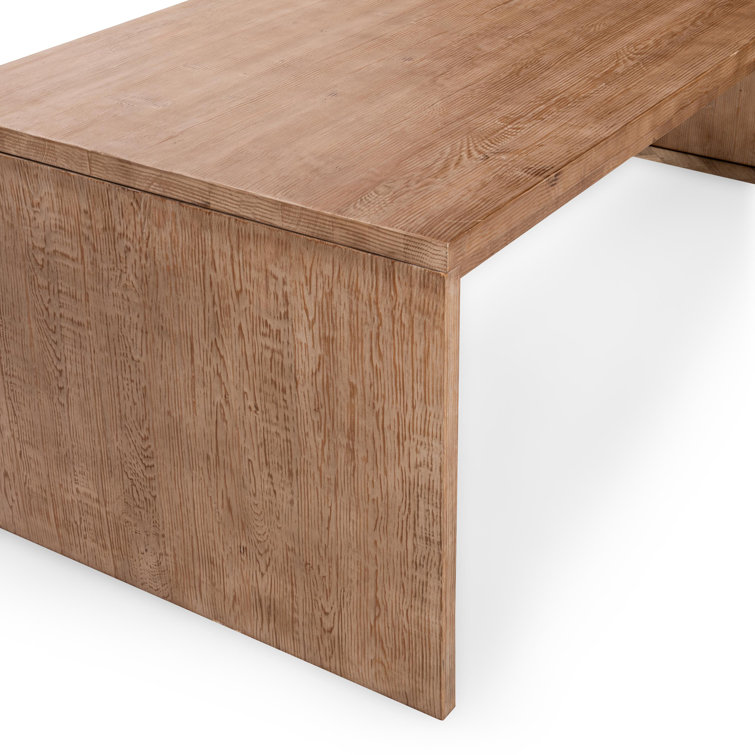 Nalani Large Rectangular Reclaimed Pine Wood Dining Table