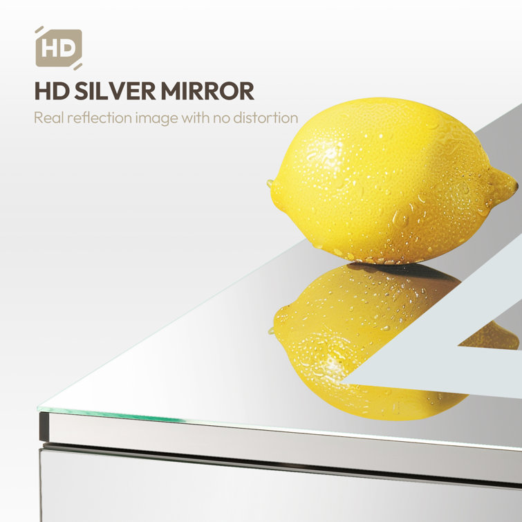 Santona Silver Aluminum Frameless LED Medicine Cabinet