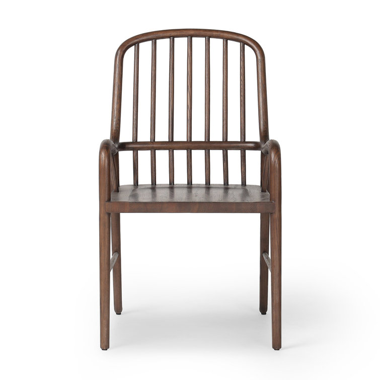 Drifted Oak Tall Spindle Back Arm Chair